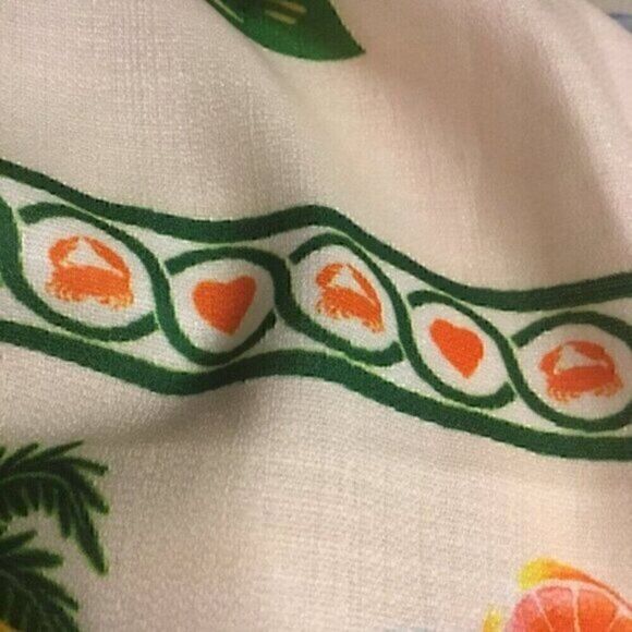 Tropical Summer Paradiso Midi Maxi Strapless Dress XL - Picture 14 of 16